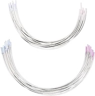 GORGECRAFT 12 Pairs of Steel Bra Underwire 28 cm 26 cm Various Designs Stainless Steel Replacement U
