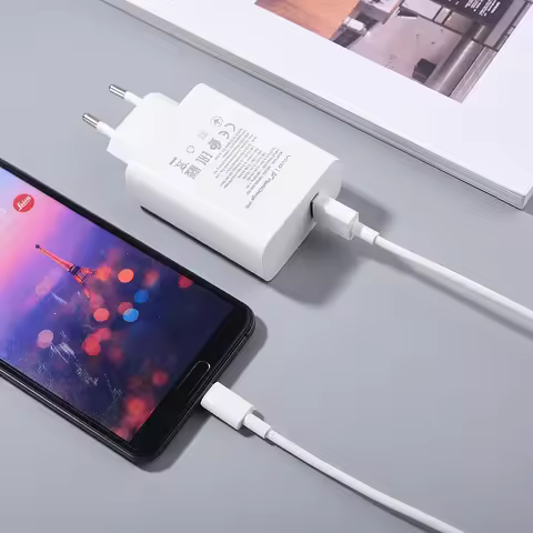 For ViVO 66W Flash Charger EU/US Plug Fast Charging Power Adapter Usb Type C Cable For Vivo IQOO Neo