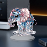 Cartoon Cartoon Blue Pink Elephant Acrylic Home Decoration Living Room Bedroom Desktop Decoration As