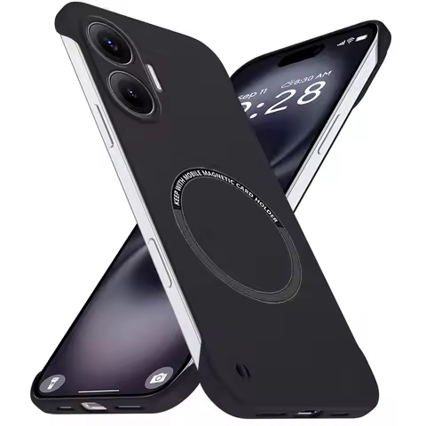 Luxury Pure Color Frameless Slim Enhance PC Case For Xiaomi POCO X8 Pro Max X7 X6 F8 Ultra F8 F7 M8 