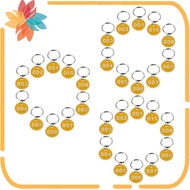 3 Packs Number Plate Number Tags Key Id Label Tags Id Tags Number Chains Key Ring Number Key Tags 1-