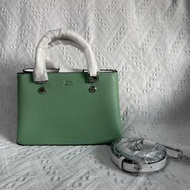 泰國 LYN 綠色皮革 手提 斜咩袋