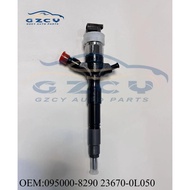 095000-8290 23670-0L050 1KD Common Rail Diesel Fuel Injector 23670 0L050 236700L050 For DENSO TOYOTA
