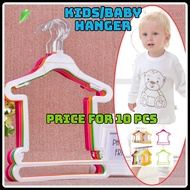 10 PCS HANGER KIDS BABY PENYANGKUT SELUAR BUDAK CLOTHES HANGERS KID DRYING Henger Baju kanak-kanak Murah Borong Cloth Hook Pants Pant