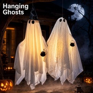 Creative Glowing Couple Ghost Halloween Hanging Decoration For Home Yard Party Decor M7H1