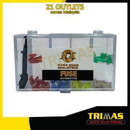 80PCS 10A-30AMP Micro Car Plug Fuse Set