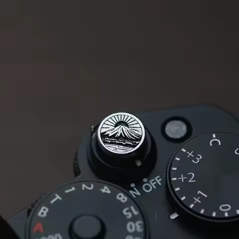 Camera Metal Soft Release Button Shutter Button Hot Shoe Cover For Sony A7C2 Fujifilm XT50 X100VI Xh