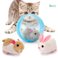 Mary Electric Rolling Balls Rabbit Hamster Balls Toy for Cats Electric Balls Pet Simulated Hamster B