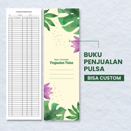 Buku Catatan Transaksi Penjualan Konter Pulsa