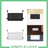 [Simple] Desk Drawer, Keyboard Tray, Keyboard Drawer under Desk, Extension Rails, Storage Plate, Pull Out Ta