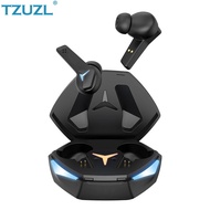 TZUZL Wireless Bluetooth 5.5 Headset DX22 Game TWS Real Earphone Radio Competition Low Delay In-ear 