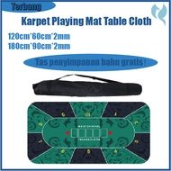 Texas Holdem Poker Playing Mat Table Cloth 120*60cm, 180cm*90cm