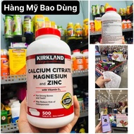 Viên uống Canxi của Mỹ cho người lớn Kirkland Calcium 600mg D3 Hộp 500 viên