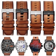 Genuine leather Soft watchband For diesel watch belt DZT2002/DZ4343/DZ7417 strap 22 24 26mm Men Wrist Watch Band brown bracelet