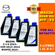 100% Original (1L x 4bottles) Mazda ATF FZ Gear Oil Mazda 2 / 3 / 6 / CX5 All SkyActiv Auto Transmis
