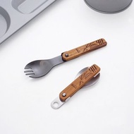 padou Outdoor Spork Case Set Spoon Fork Cutlery Stainless Present Gift Japan