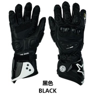 ถุงมือหนังรถจักรยานยนต์ Alpine ใหม่หน้าจอสัมผัสแข่งขี่รถกลางแจ้งชุด M-XL อุปกรณ์ป้องกันแบบเต็มนิ้ว