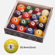 NEW! Full Size UK Regulation 16 Spots and Stripes Pool Ball Set 2" Billiard Ball