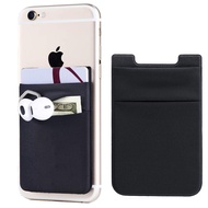 2Pack Adhesive Phone Pocket,Cell Phone Stick On Card Wallet Sleeve,Credit Cards/ID Card Holder(Doubl