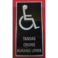 Toilet sign Acrylic (OKU)
