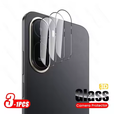 3-1Pcs 3D Clear Tempered Glass Curved Camera Protector for Redmi A7 Pro RedmiA7Pro 4G 5G HD Rear Len