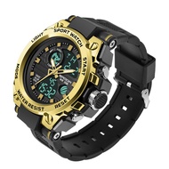 Outdoor Sports Dual Display Movement Multi-Kinetic Energy Electronic Watch Luminous Watch