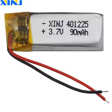 3.7V 90 mAh 0.33Wh Polymer Li Lithium Battery 401225 Li-ion For MP3 Headphones Bluetooth Speaker 3D 