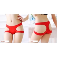 MERAH P324 - Red Boyshort Panties