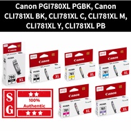 Canon Ink Cartridge PGI780XL & CLI781XL PGI 780 PGBKXL CLI 781BKXL CLI 781CXL CLI 781MXL  CLI 781YXL