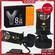 Y8D/Y7D/Y6D H4 LED RHD Car Light H4 Mini Projector Lens 18000LM Headlight Bulb Car LED Bulb High Bea
