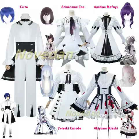 Project Sekai Cosplay N25 Mizuki Ena Mafuyu Kanade Kaito Cosplay Costume Mizu5 PJSK Anime Dress Unif