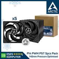 ARCTIC P14 PWM PST Fan - Black - 5pcs Value Pack - 140mm 14cm