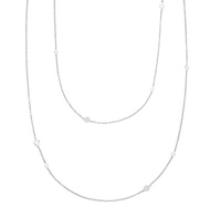 Tiffany & Co. Platinum and Diamonds by the Yard Sprinkle Necklace