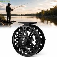 LAKAMMY Fly Reel, 85mm Diameter Aluminum Alloy Fly Fishing Reel, Durable 5/6 WT 2+1BB Bearings Fishi