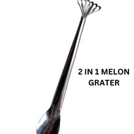 UCHOOZ PURE STAINLESS 2 IN 1 MELON AND BUKO GRATER / MELON SCRAPER / GOOD QUALITY PANGKAYOD NG MELON