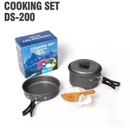 Cooking set DS200 nesting alat masak camping not rei not eiger not consina