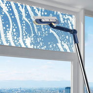 YIJIAAN | Telescopic Handle Dual Sided Glass Wiper Window Cleaning Brush