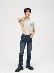 Niyom Jeans collection Woodstock : เสื้อยืด Oversize รุ่น TWS-012 สกรีนลาย ผ้าCotton ผ้ายืด