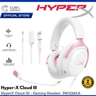 HYPER-X CLOUD III GAMING HEADSET CLEAR SOUND NOISE CANCELLING MIC LONG WEARING COMFORT (9W1Q4AA)
