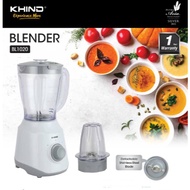 Khind Blender Stainless Steel Blade Malaysia SIRIM Tested 1.2 Litre Jug & Dry Mill 300W BL1220 BL101