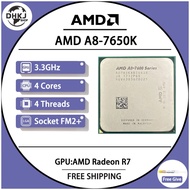 AMD A8-Series A8 7650K A8 7650 A8-7650 AD765KXBI44JA 3.3GHz Quad-Core CPU Processor Socket FM2+