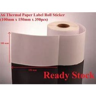 A6 Thermal Sticker AWB / Air Waybill / Thermal Paper Roll/Fanfold / Consignment Label / Barcode Labe