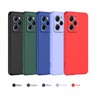 Suitable for Redmi note 12 pro Speedy Version-poco x5 pro 5G Imitation Liquid Silicone Anti-Fingerprint, Anti-Scratch, Shock-resistant Phone Case Black Green Blue Purple Red