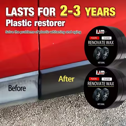 Universal Rubber Refresh Wax - Long-lasting Black Coat Repair, Leather Repair Polish, Hydrophobic Ca