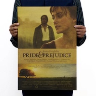 {Old Fandian} Pride And Prejudice Classic Movie Poster Kraft Paper Decorative Painting Mural Backgro