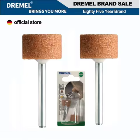 Dremel 8193 Aluminium Oxide Grinding Stone Head Accessories for Metals Sharpening Burnish Polishing 