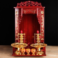 Rosewood Buddha Shrine Guanyin Altar Altar Shrine Altar Altar Wall-Mounted Wall Cupboard Home Buddha Cabinet God of Weal