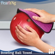 PEARLTH Bowling Ball Towel, Dirt Removal Double Sided Bowling Ball Shammy, Effective Reusable Microf