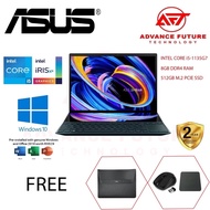 Asus ZenBook Duo 14 UX482E-AKA264TS 14'' FHD Touch Laptop Celestial Blue ( I5-1135G7, 8GB, 512GB SSD, Intel, W10, HS )