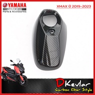 ฝาปิดปลายท่อ YAMAHA XMAXXMAX 2023 NEW เคฟล่าร์  D-Kevlar Duke Shop  YAMAHA XMAX 300 เคฟล่า xmax yamaha xmax2023  xmax300  xmax 300  xmax300อะไหล่แต่ง  xmax 300  accessories xmax300 คาบอน xmax sp